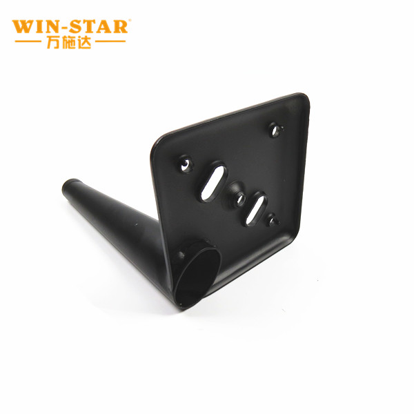 L Shape Furniture Part Black Metal TV Coffee Table Feet Cheap Sofa Legs