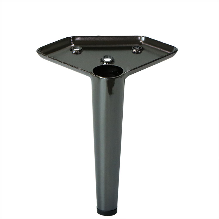 High Quality Sofa Accessory Metal Black Furniture Legs for Bed