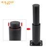 Adjustable Furniture Table Metal Black Legs 38MM Tube Chair Metal Sofa Legs 