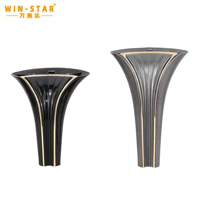 Plastic Shiny High Quality Furniture Accessory Special Shape Sofa Legs