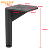 Metal Furniture Sofa Legs Strong Chrome Sofa Legs Couch Feet 150MM