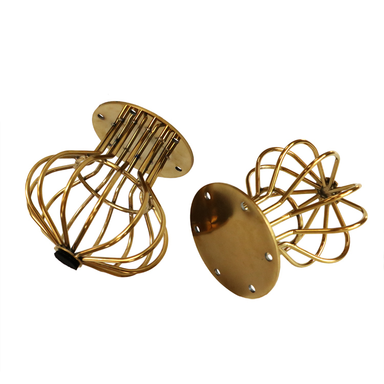 ZD-N139-A Good Quality Furniture Parts Stainless Steel Golden Metal Modern Sofa Legs with Good Prices