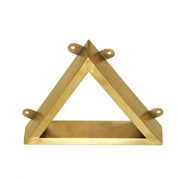 ZD-N140-C Triangle Furniture Accessory Stainless Steel Golden Bed Parts