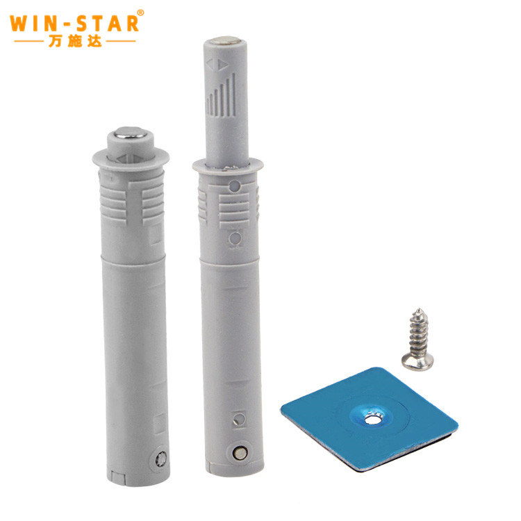 Plastic Door Bouncer Push To Open System Cabinet Latch Magnetic Catcher