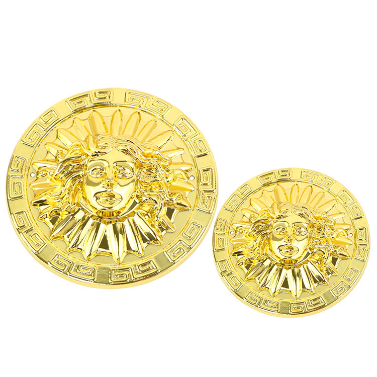 Wholesale Furniture Embellishment Buttons: Shiny Gold/Black Hardware for Global Buyers
