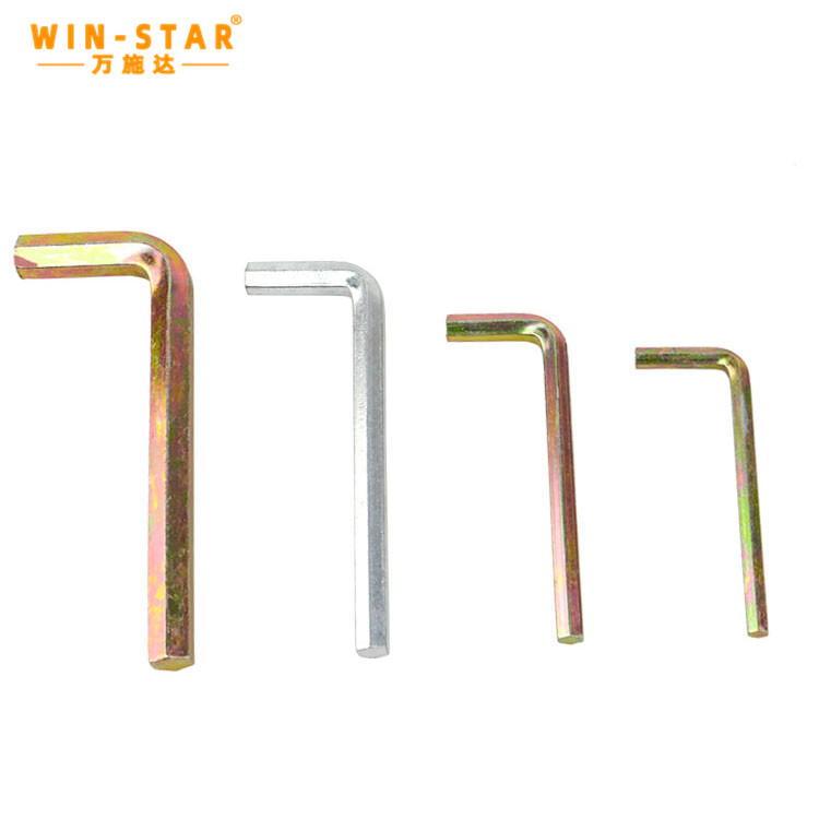 China Factory Custom L Type Allen Hex Key Wrench iron Plain Allen Wrenches