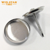 Customized Fabric Cover Aluminum Shell Cover Button Snap Fastener for Clothes