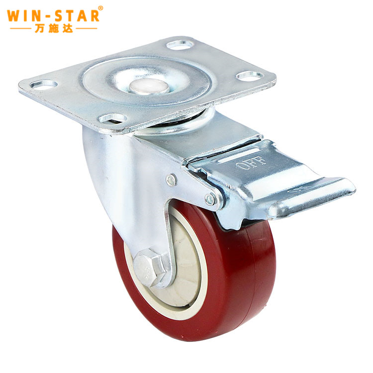 Smooth and Non-marking Caster Wheels Swivel Heavy Duty Wheels