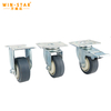 Heavy Duty TPR High elastic casters Castor Wheel 5 Inch Noiseless Castors