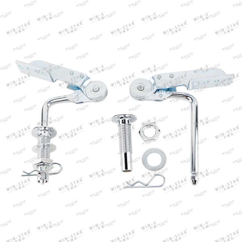 WINSTR Factory Direct 6 Gears 90-180 Adjustable Furniture Hardware Sofa Knock Down Headrest Hinges