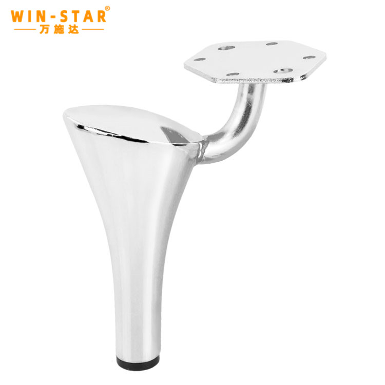 What styles and materials of furniture legs are usually used in Asian countries?
