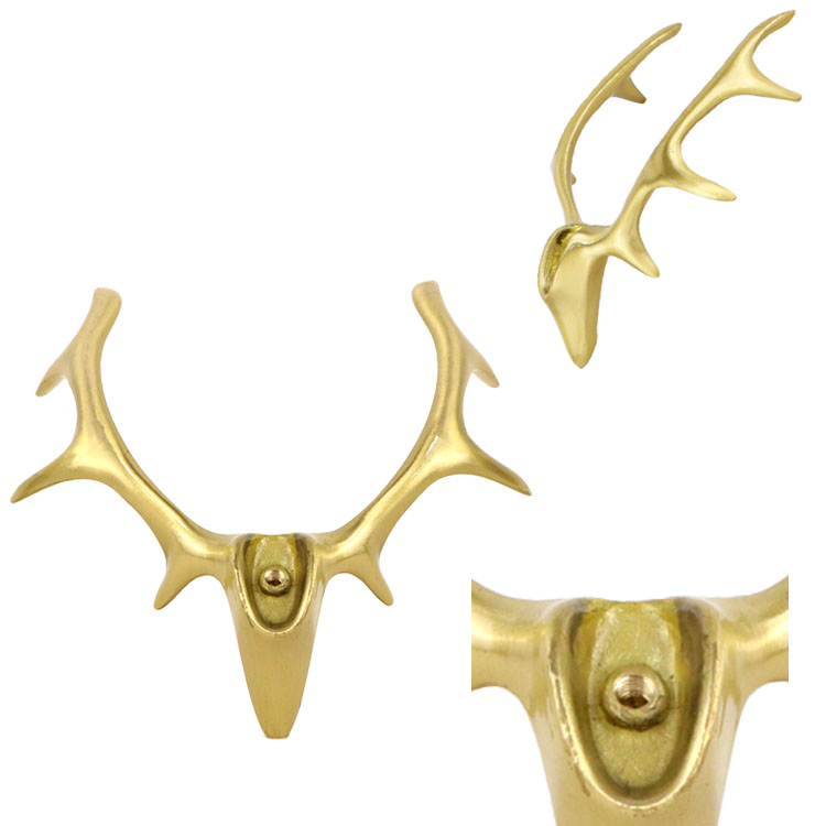 Elevate Your Furniture with Captivating Antler - Inspired Metal Decorative Buttons