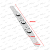 ZD-H016 Customized Manufacturer Adjustable Ratchet Hinge for Sofa Click Clack Sofa Headrest Hinge Mechanism