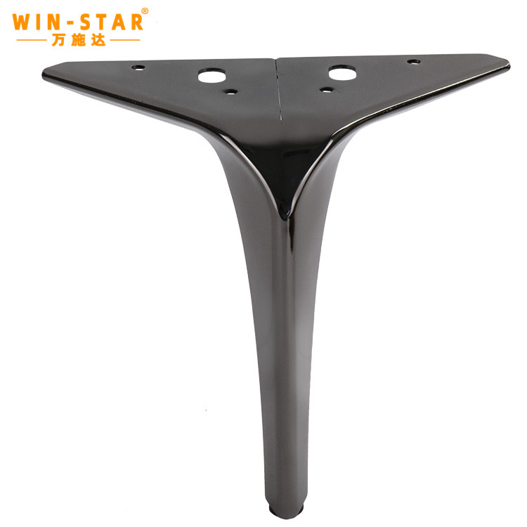 Metal Gold Iron Gold Gun Black Furniture Cabinet Table Sofa Leg Feet