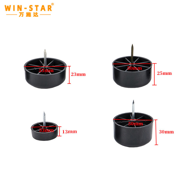 Analysis of the advantages and disadvantages of sand-faced (frosted) plastic furniture legs
