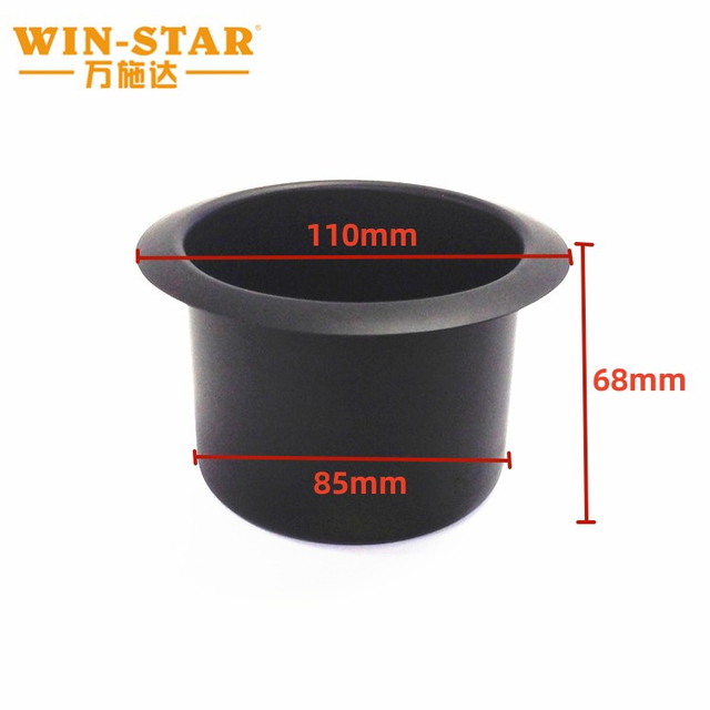 WINSTAR 110*85*68MM Aluminum Table Black Cup Holder Series Cinema Chair Cup Holder