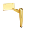 New Arrival Straight Shaped Sofa Legs Gold Color Furniture Cabinet Iron Legs