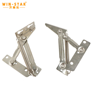 WINSTAR Low Price Iron Sofa Hinges White Zinc Furniture Hinge Folding Bed Hinges