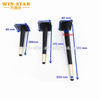 WINSTAR Wholesale Oblique Iron Table Cabinet Legs Furniture Gold Legs