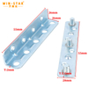 WINSTAR 155mm Furniture Table Metal Connector Fitting White Zinc Sofa Bed Connector 
