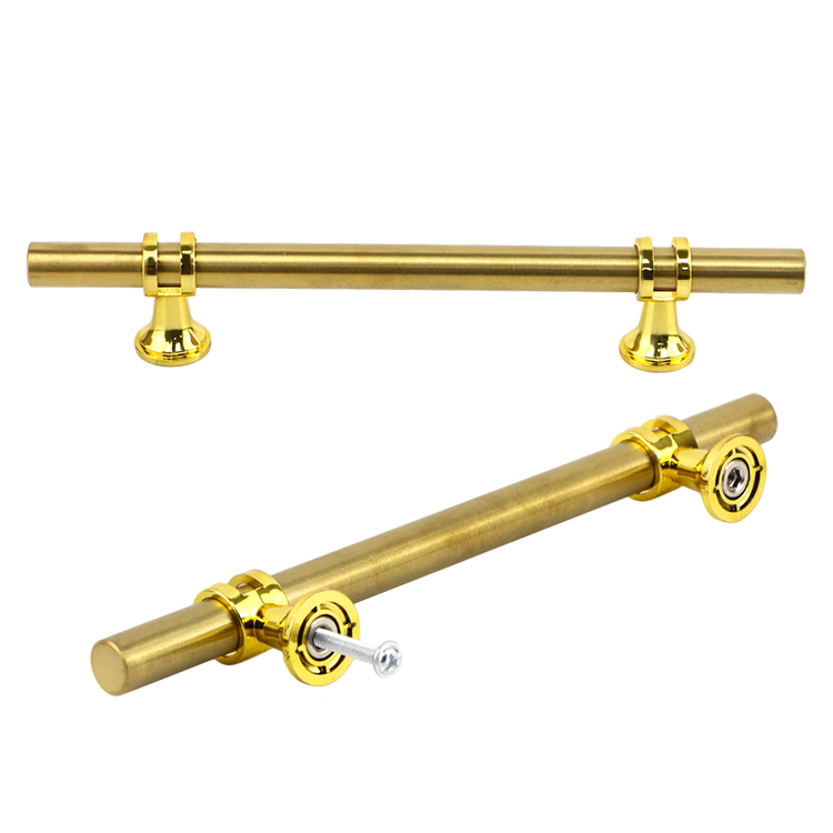 Stainless Steel Furniture Handles Metal Drawer Knobs Closet T Bar Handles