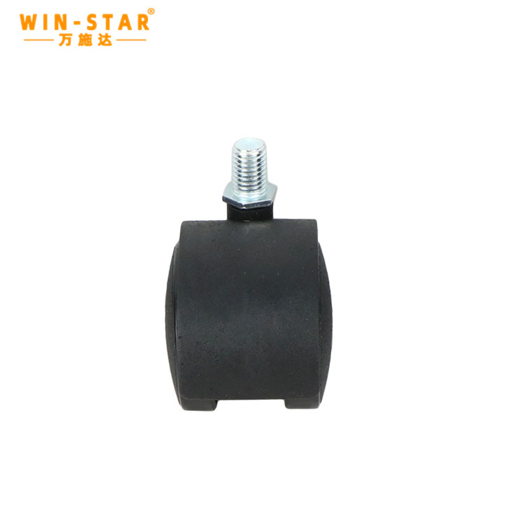 2 inch High quality pp swivel office chair caster wheels with metal friction ring office caster wheel