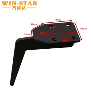 Heavy Furniture Table Feet Metal Black Beach Tv Cabinet Modern Sofa Leg for Bed