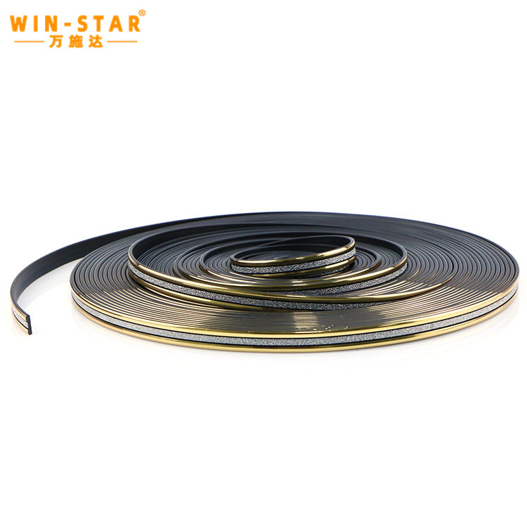 modern home decoration accessory plastic PVC decoration strip