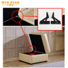 ZD-I001-A Mini Style Cabinet Metal Hinges Factory Direct Sofa Accessory 