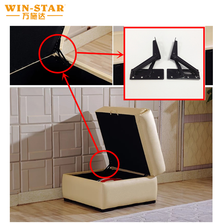 ZD-I001-A Mini Style Cabinet Metal Hinges Factory Direct Sofa Accessory 