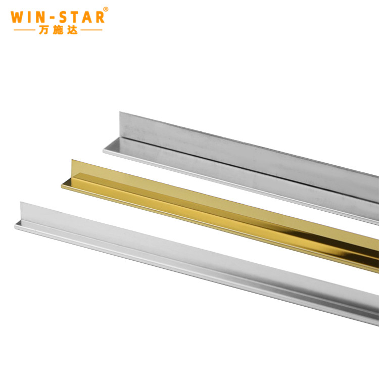 304 stainless steel closing strip T-shaped decorative strip