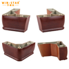  Brown Furniture Bed Legs Table and Chair Legs Silent Non-slip Plastic Sofa Leg