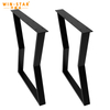 Hot Rolled Iron Rectangular Wrought Metal Brushed Leg for Dining Table