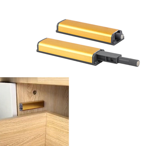 78MM Stainless Steel Furniture Hardware Magnetic Rebound Device Push To Open Door Catch