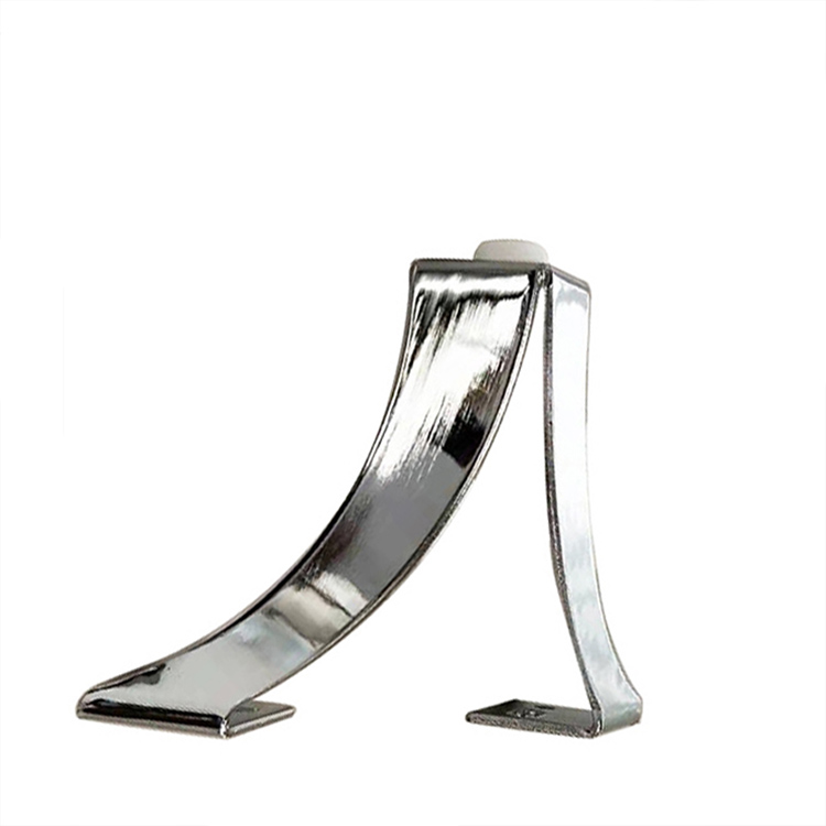 ZD-N137 furniture accessory metal V shape modern cheap sofa leg