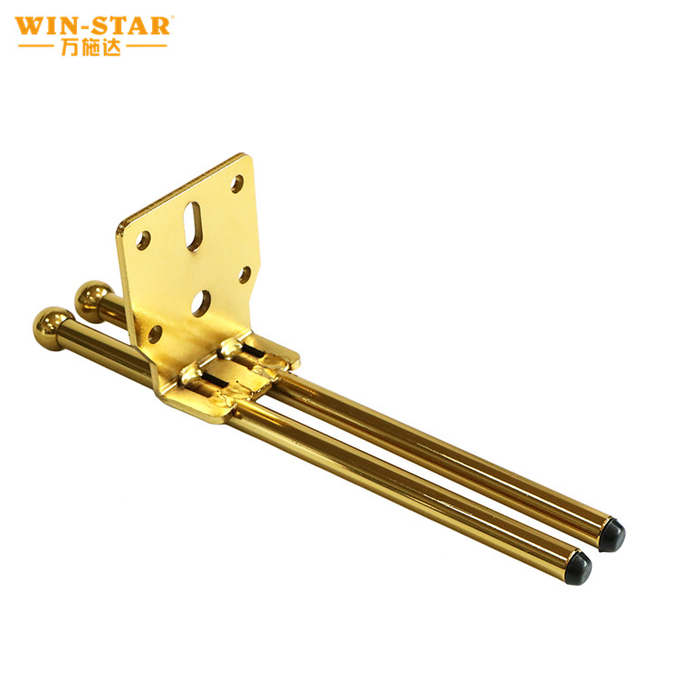 Factory Price 6inch Iron Cast Metal Furniture Golden Pipe Moden Sofa Legs