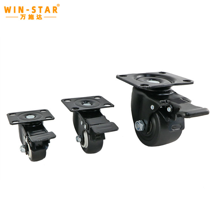 2 inch caster plastic pvc material wear-resistant wheels