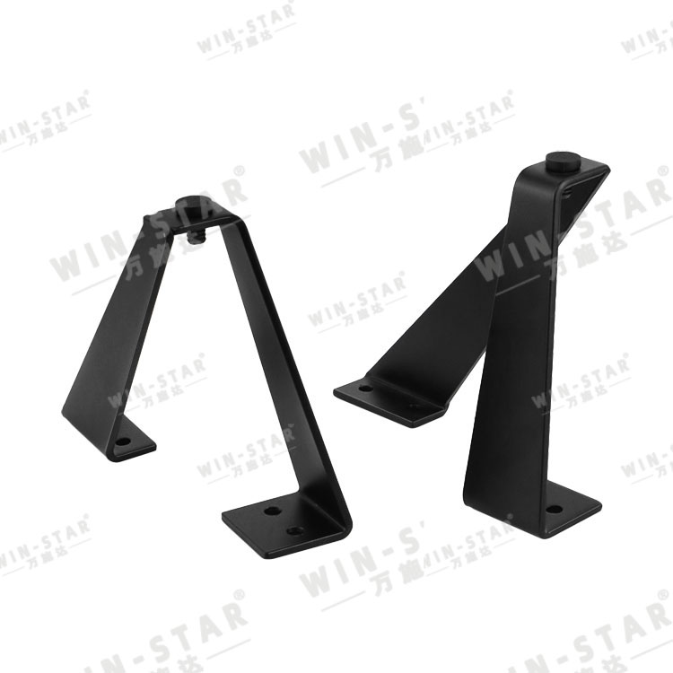 Stronger Quality Furniture Fittings Metal V Shape Black Modern Sofa Bed Legs for Table