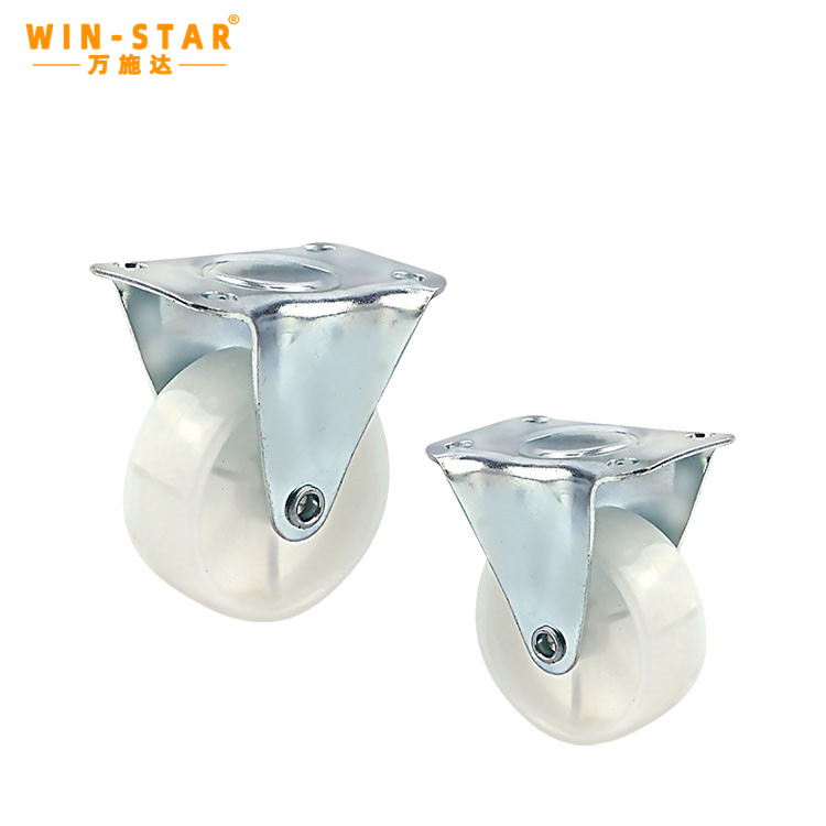 Supply PP light casters 1 inch Fixed wheel Universal wheel