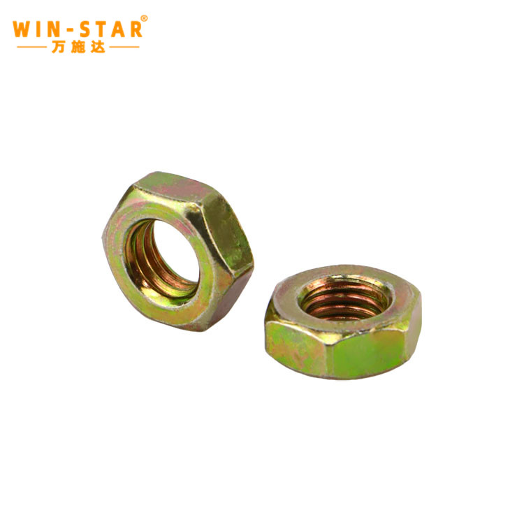 China Manufactured M8 M10 M14 Galvanized Din934 Hex Nuts