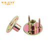 M6 M8 M10 M12 Zinc Plated Furniture Connector T Nut Three Hole Round Base Lock Nut