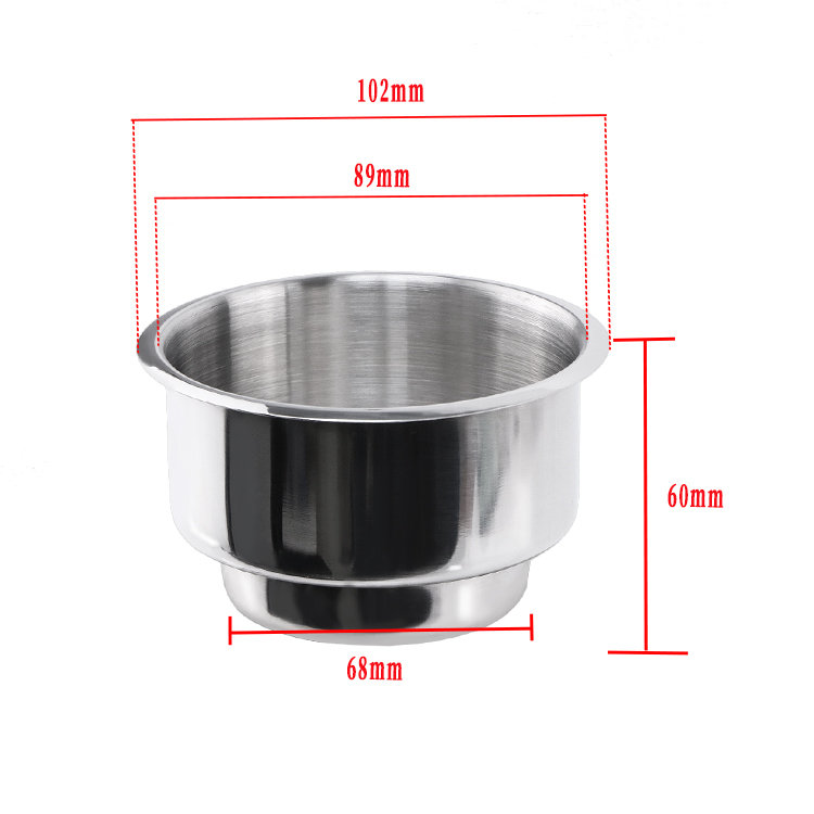 Winstar Stainless Steel Furniture Cup Holder Table Desk Holder