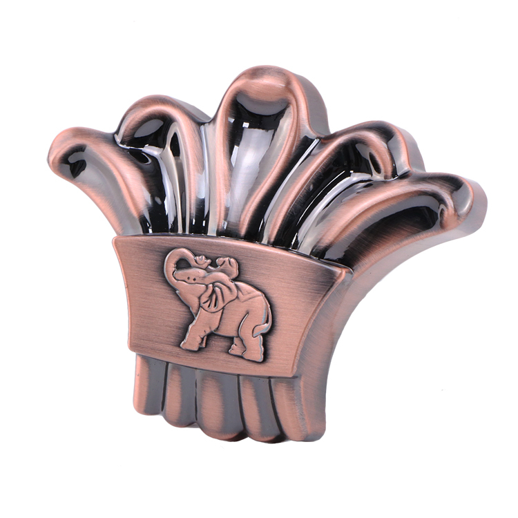 Elephant Decorative Button Furniture Decoration Buckle Decorative Buttons for Sofa Zinc Alloy Strips