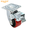 4''5''6''8'' Heavy Duty Caster Wheel Solid Rubber Caster Industrial Hand Truck Castors 