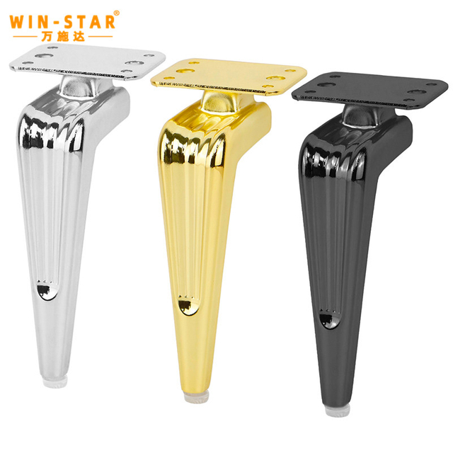 Metal sofa legs with good stability require good structural design