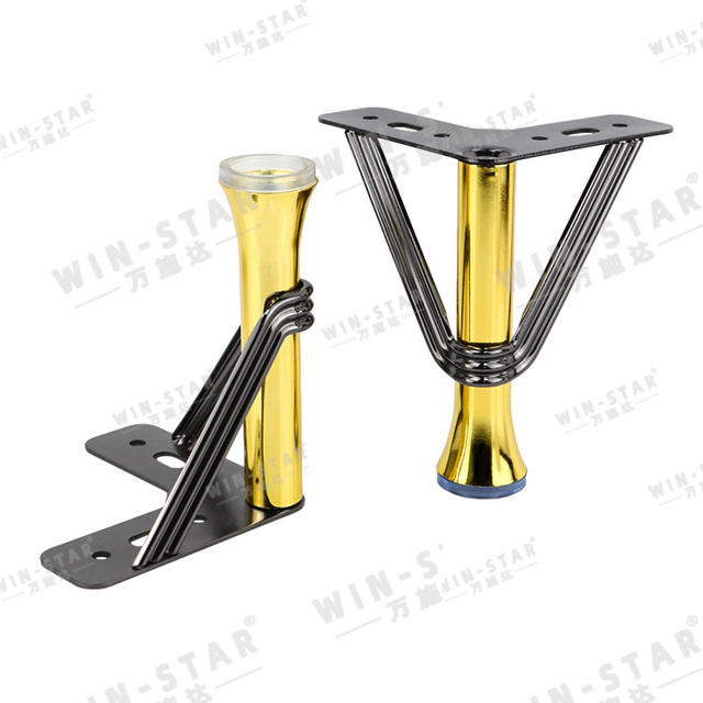 WINSTAR New Design Decorative Hardware Large Furniture Leg Gold Cabinet Feet
