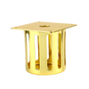 Hot Selling Table Leg Gold Conical Furniture Luxury Legs Steel Modern Metal Coffee Table Leg