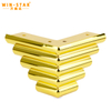 Gold Furniture Legs Metal Chair Legs Golden Sofa Legs Replacement Iron Legs for Chair Cabinet