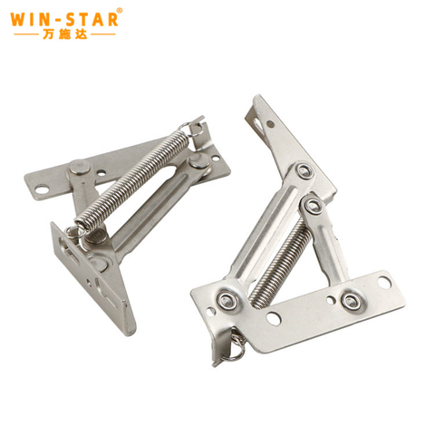 ZD-I001-C Wholesale White Zinc Furniture Metal Hinges Folding Sofa Cabinet Mechanism