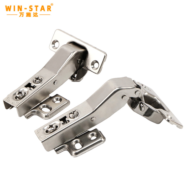 3D Button Spring Hidden Kitchen Cabinet metal 35mm cup Hinge